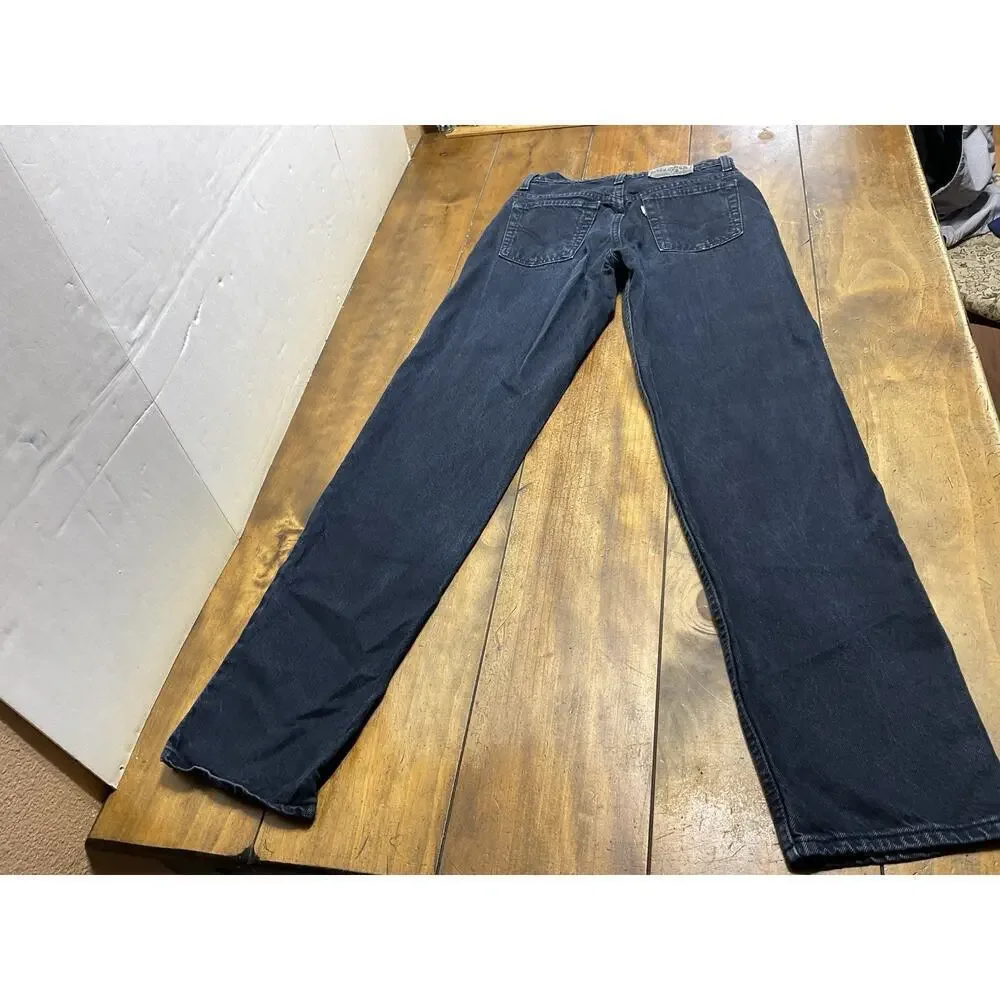 VTG Y2K Levi's Silvertab Jeans Size 28x32 Men's Dark Blue Loose Straight Leg